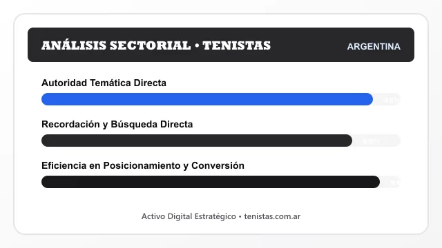 Análisis sectorial y posicionamiento estratégico para Tenistas